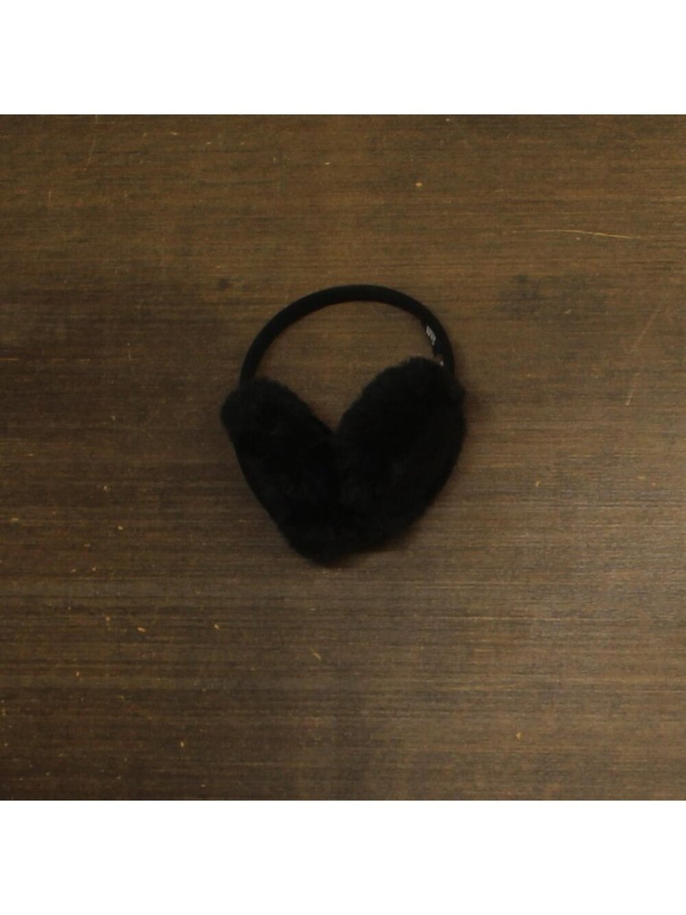 Madden NYC Womens Faux Fur Earmuffs Fuzzy Black